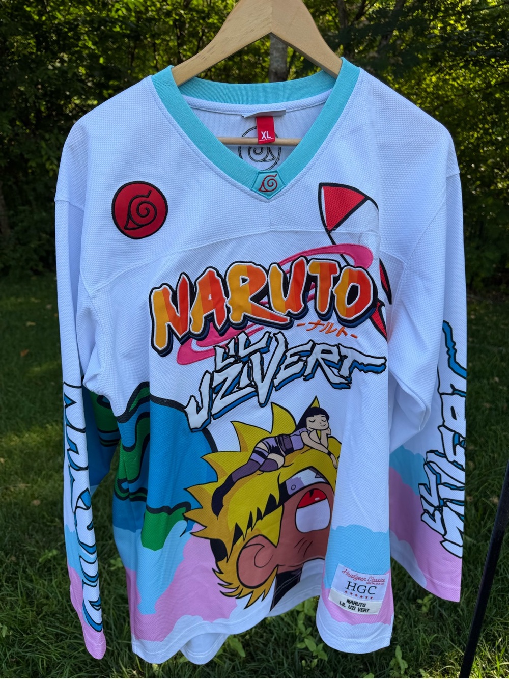 Lil Uzi Vert x Naruto Hockey Jersey Size XL
